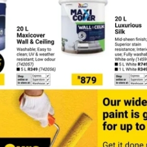 Paint at Builders Warehouse