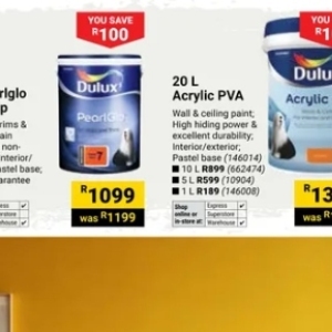 Paint at Builders Warehouse