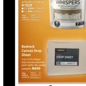 Paint at Builders Warehouse