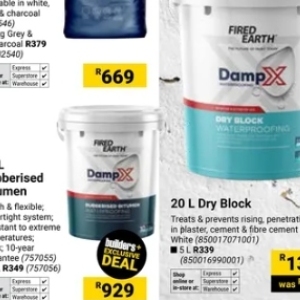 Cement at Builders Warehouse