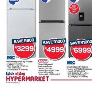 Freezer at Pick n Pay Hyper