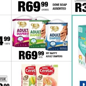 Diapers at Take n Pay
