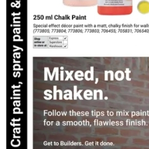 Paint at Builders Warehouse