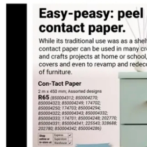 Paper at Builders Warehouse