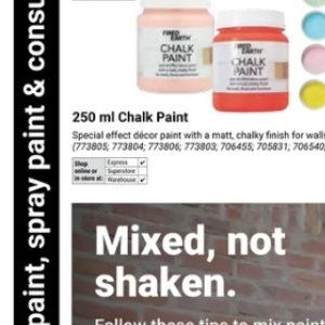 Paint at Builders Warehouse