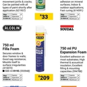 Insulation at Builders Warehouse