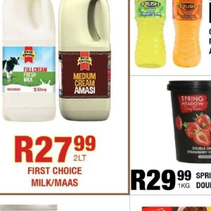 Cream at Take n Pay