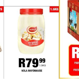 Mayonnaise at Take n Pay