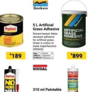 Adhesive at Builders Warehouse