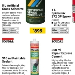 Cement at Builders Warehouse