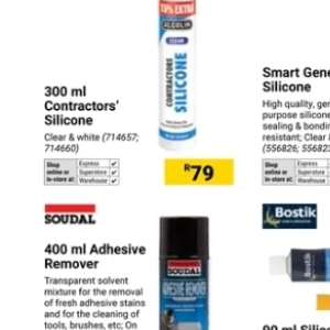 Adhesive at Builders Warehouse