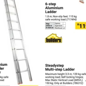 Ladder at Builders Warehouse