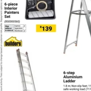 Ladder at Builders Warehouse