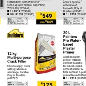 Cement at Builders Warehouse