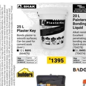 Plaster at Builders Warehouse