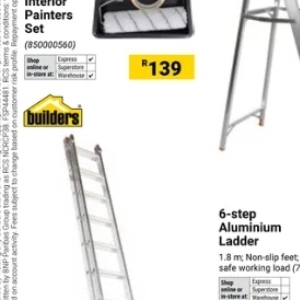 Ladder at Builders Warehouse