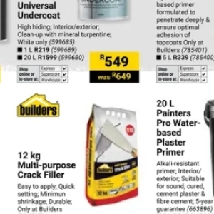 Primer at Builders Warehouse