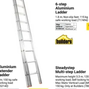 Ladder at Builders Warehouse