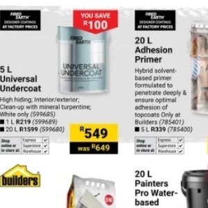 Primer at Builders Warehouse