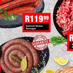 Sausages at Take n Pay