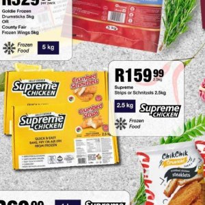 Schnitzel at Take n Pay