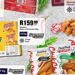 Schnitzel at Take n Pay