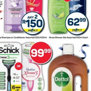 Shower gel at Pick n Pay Hyper