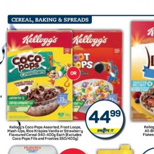 Cereal at Pick n Pay Hyper