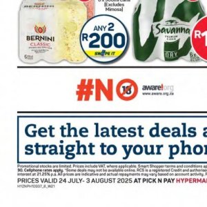 Smartphone at Pick n Pay Hyper