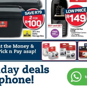 Storage box at Pick n Pay Hyper
