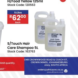 Shampoo at Africa Cash and Carry