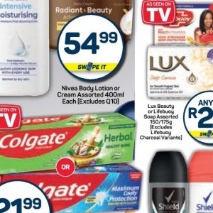 Body lotion nivea  at Pick n Pay Hyper