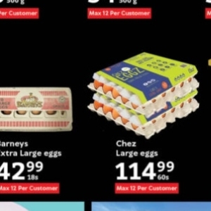 Eggs at Oxford freshmarket