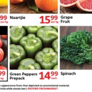 Spinach at Oxford freshmarket