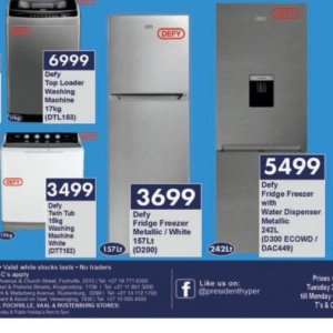 Refrigerator at President Hyper