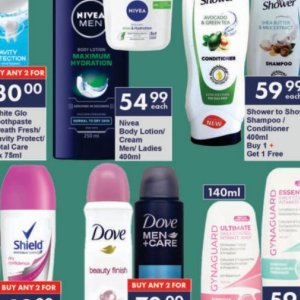 Body lotion at President Hyper