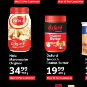 Peanut butter at Oxford freshmarket