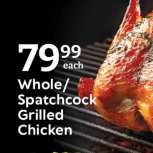 Grilled chicken at Oxford freshmarket