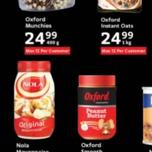 Peanut butter at Oxford freshmarket