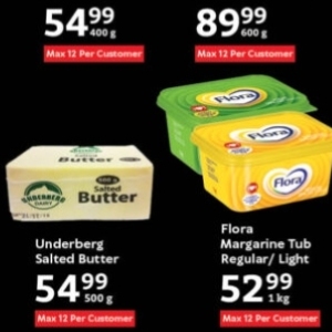 Margarine at Oxford freshmarket