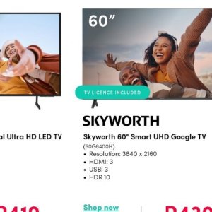TV set at Teljoy
