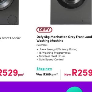 Washing machine at Teljoy