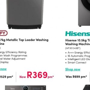 Washing machine at Teljoy