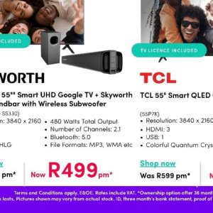 TV set at Teljoy