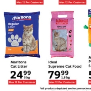 Cat litter at Oxford freshmarket