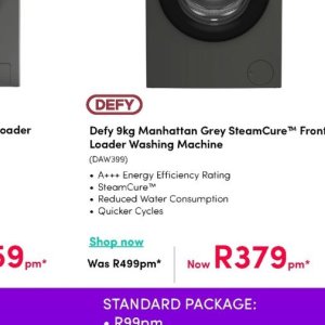 Washing machine at Teljoy