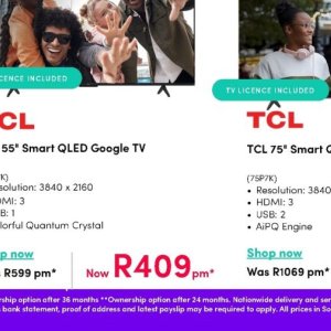 TV set at Teljoy