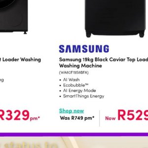 Washing machine at Teljoy
