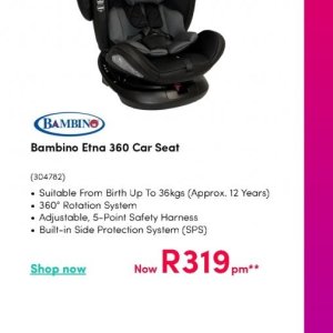 Car seat at Teljoy