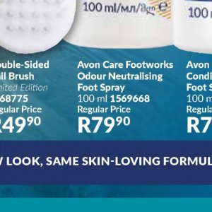 Foot spray at AVON